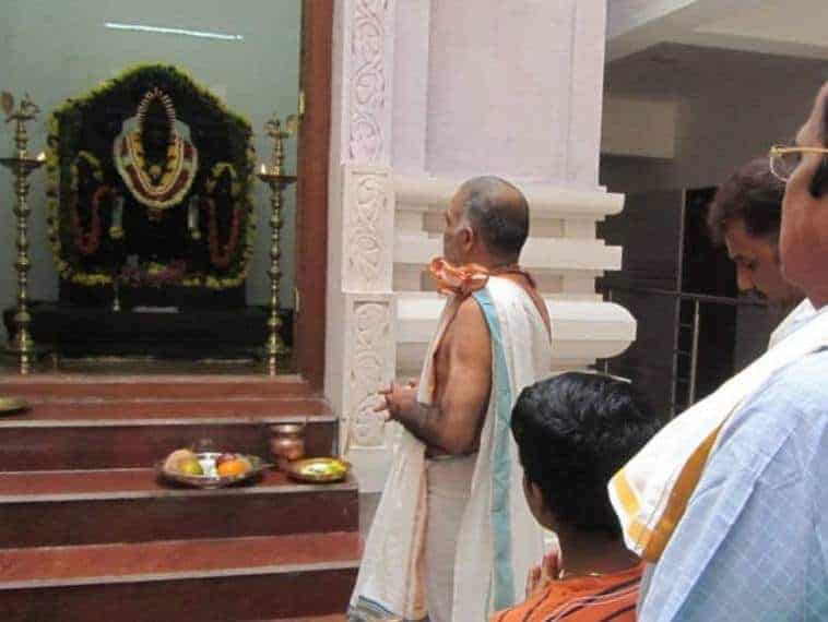 First Satyanarayana Pooja at Tirupati Shri Kashi Math