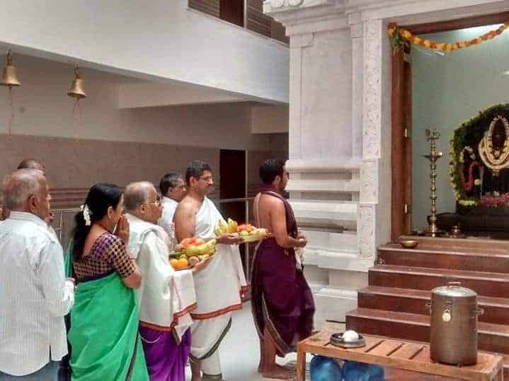 First Satyanarayana Pooja at Tirupati Shri Kashi Math