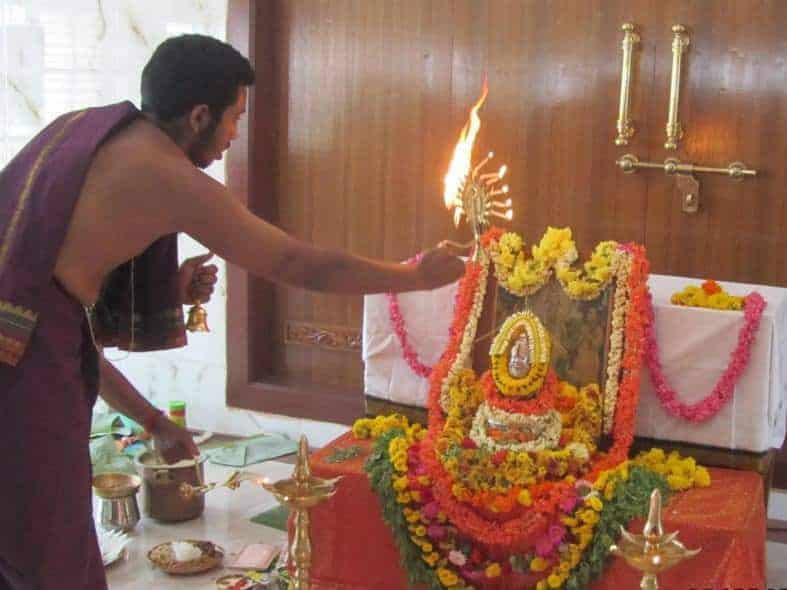 First Satyanarayana Pooja at Tirupati Shri Kashi Math