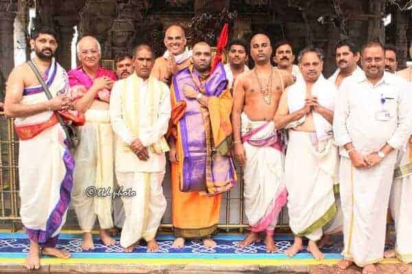 H.H Shri Swamiji's visit to Shri Kshetra Tirumala