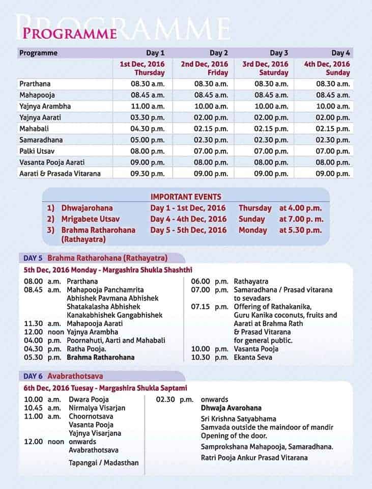 4th Brahmarathotsava at Dahisar Shri Kashi Math